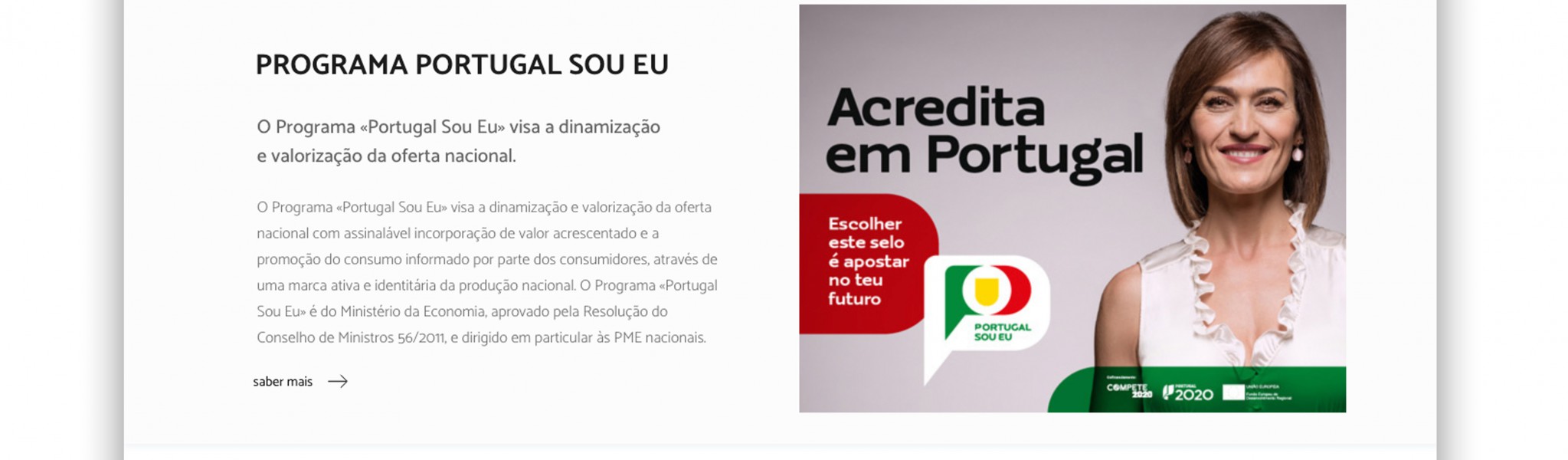 Portuguese products with the Portuguese seal of quality